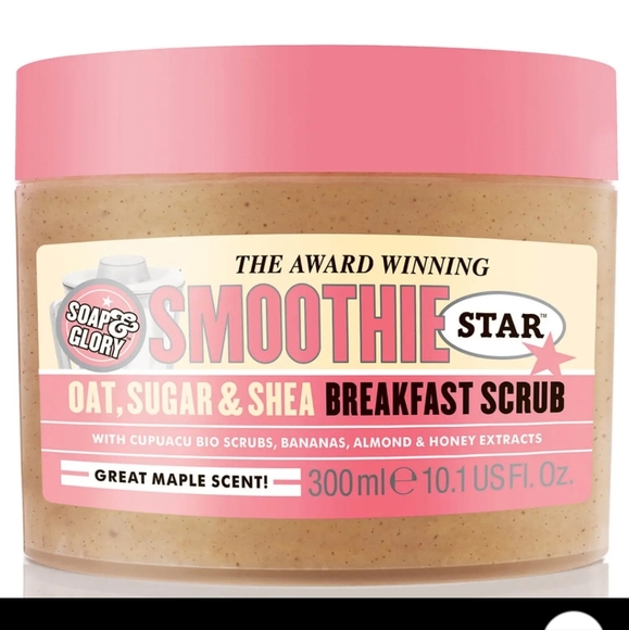 NEW Soap & Glory:The Glorious Five Bath Gift Set & Smoothie Star Breakfast Scrub - Picture 4 of 4